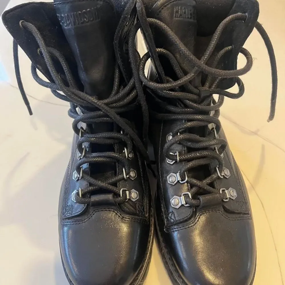 Harley-davidson Women's Black Boots - Picture 2 of 5